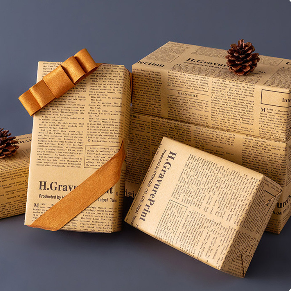 Flower Wrap Kraft - 20 листов крафт-бумаги в стиле старинной