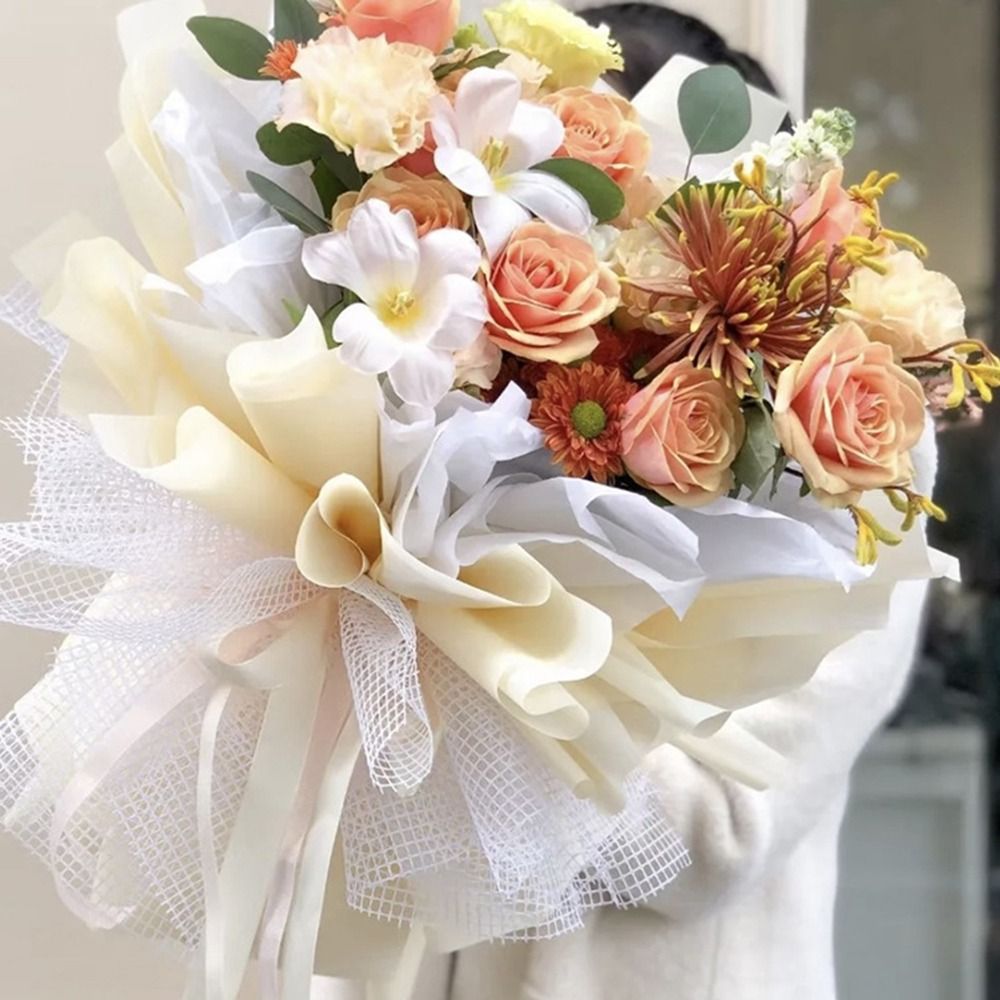 Бумага для упаковки цветов шир – обзор и цена Flower Wrap Kraft
