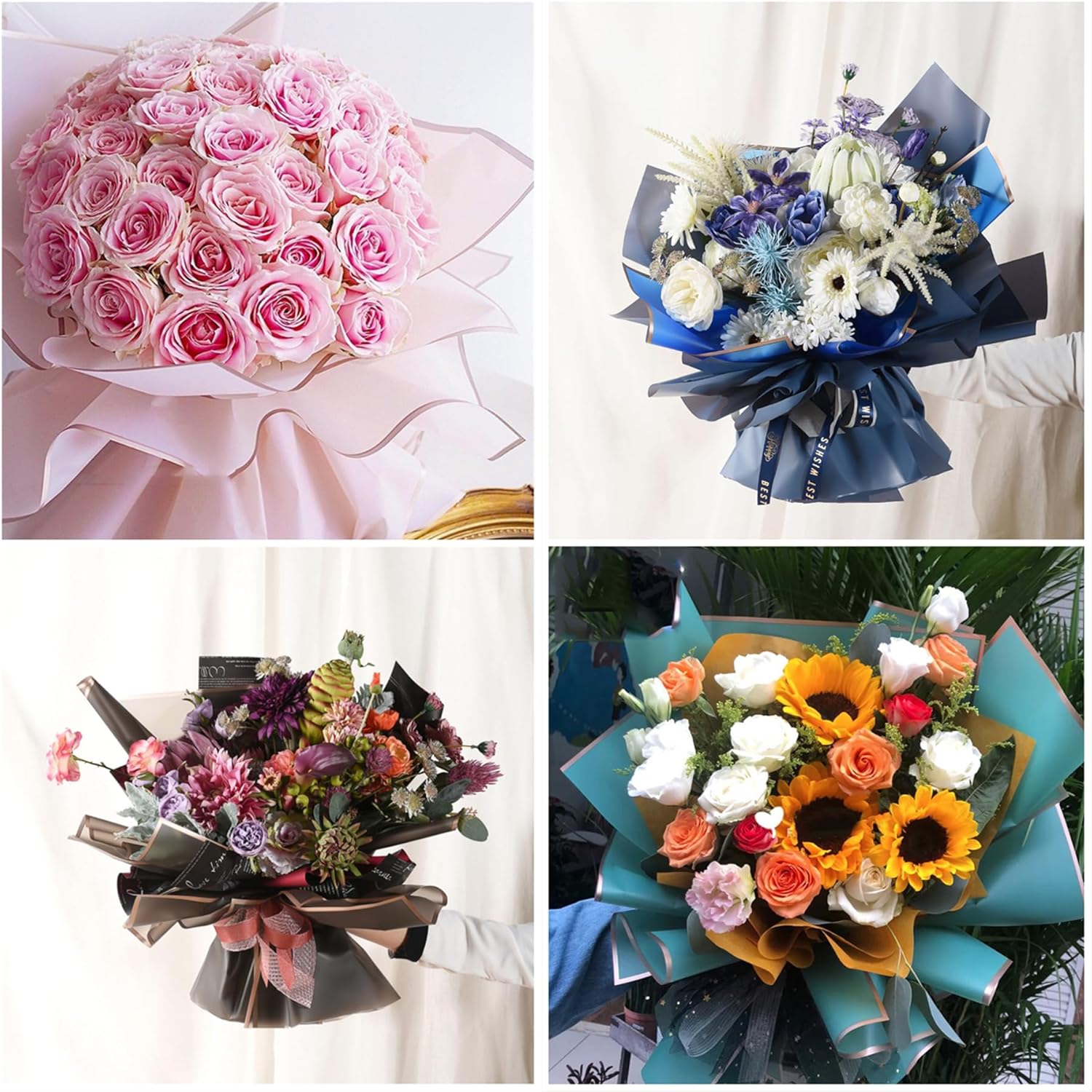 10 листов, 8 цветов, бумага дл – обзор и цена The Florist Supply