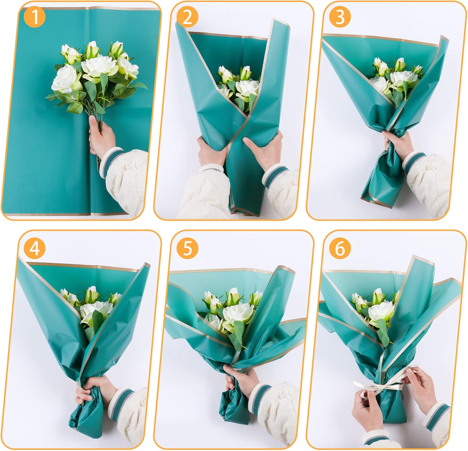 10 листов, 8 цветов, бумага дл – обзор и цена The Florist Supply