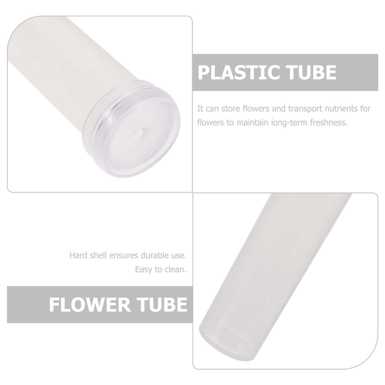 100 шт. пластиковых трубочек д – обзор и цена Longs Florist Supply