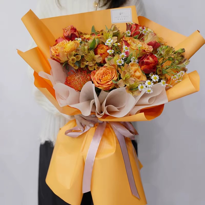 Однотонная бумага в Корейском  – обзор и цена The Florist Supply