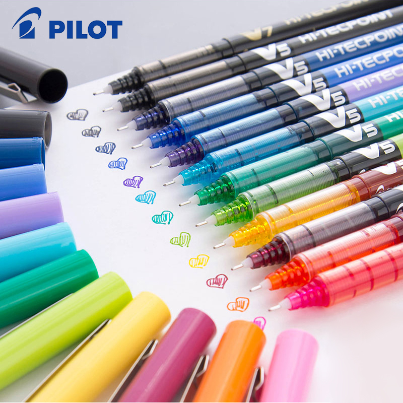 Жидкая ручка Pilot V5 Hi Tecpo – обзор и цена Pilot Pen V5